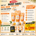Orange Exfoliating Brightening Gel - Pack of 3