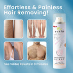 New Ecrin Hair Removal Foaming Spray - Advance Formula with Refreshing Fragrance (200ml) (Pack of 2)