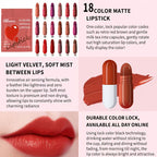 18-Color Capsule Mini Lipstick Pods (Travel Size)