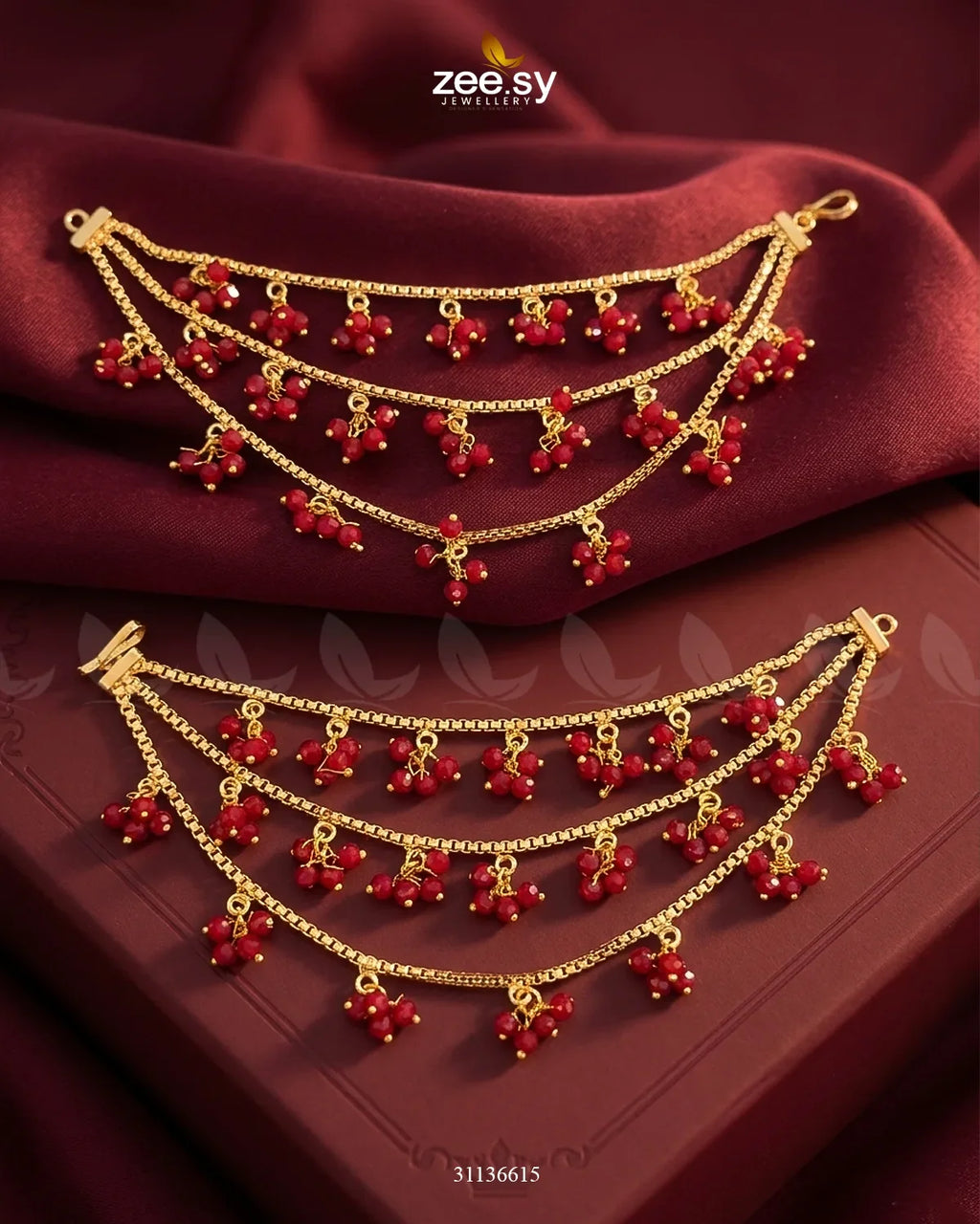 Bella Triple Layers Earring Sahara