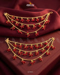 Bella Triple Layers Earring Sahara