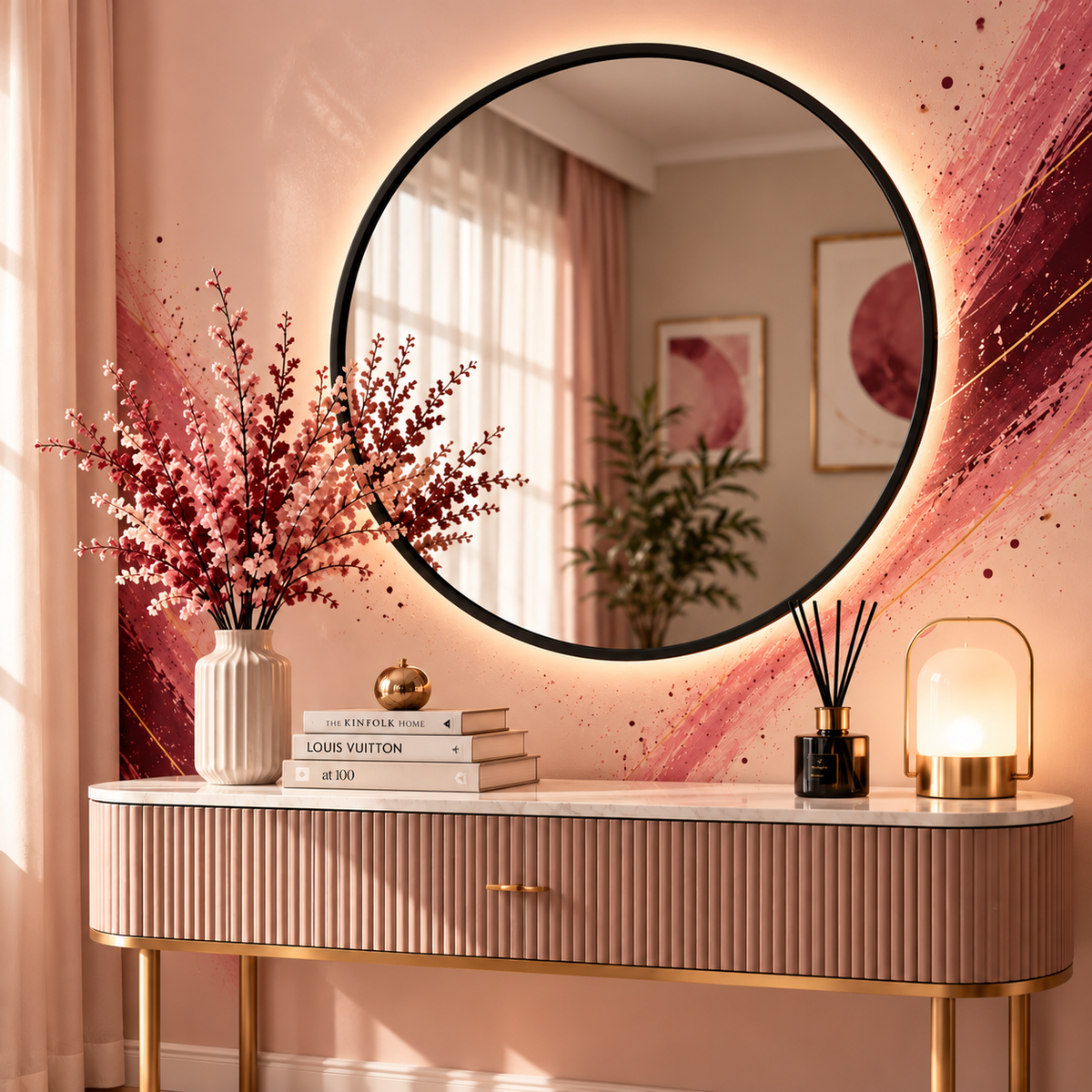 Enchilada Round Vanity Mirror - 30 x 30 Inches