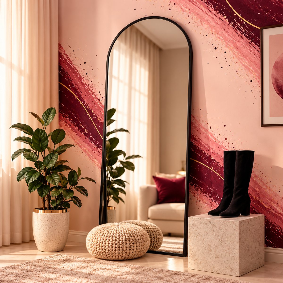 Bianca Full-Length Standing Mirror – 6 × 2 ft