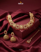 Ethereal Gemstone Beads Necklace Set