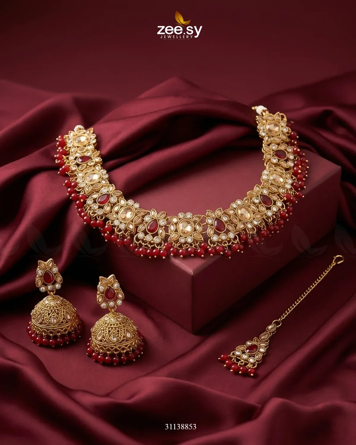 Ethereal Gemstone Beads Necklace Set
