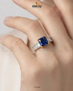 Golden Pretty Bold Stone Ring