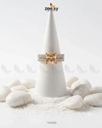Golden Sensational Bold Stone Ring