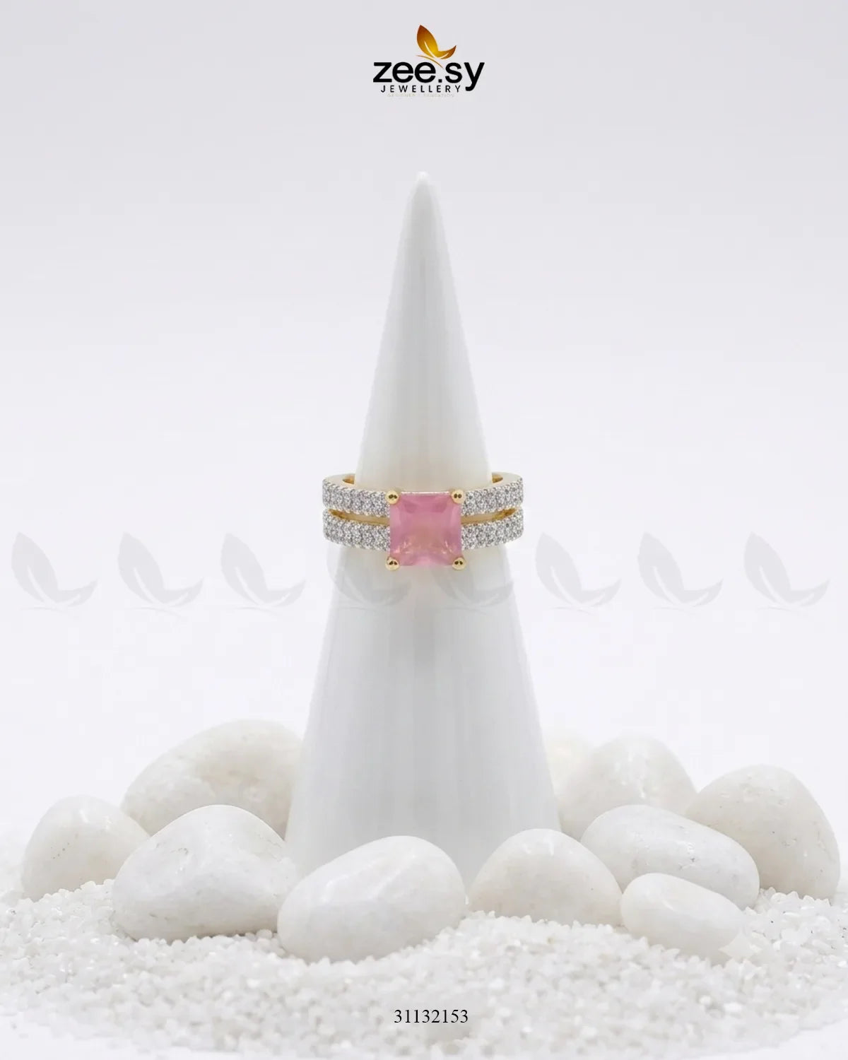 Golden Sensational Bold Stone Ring