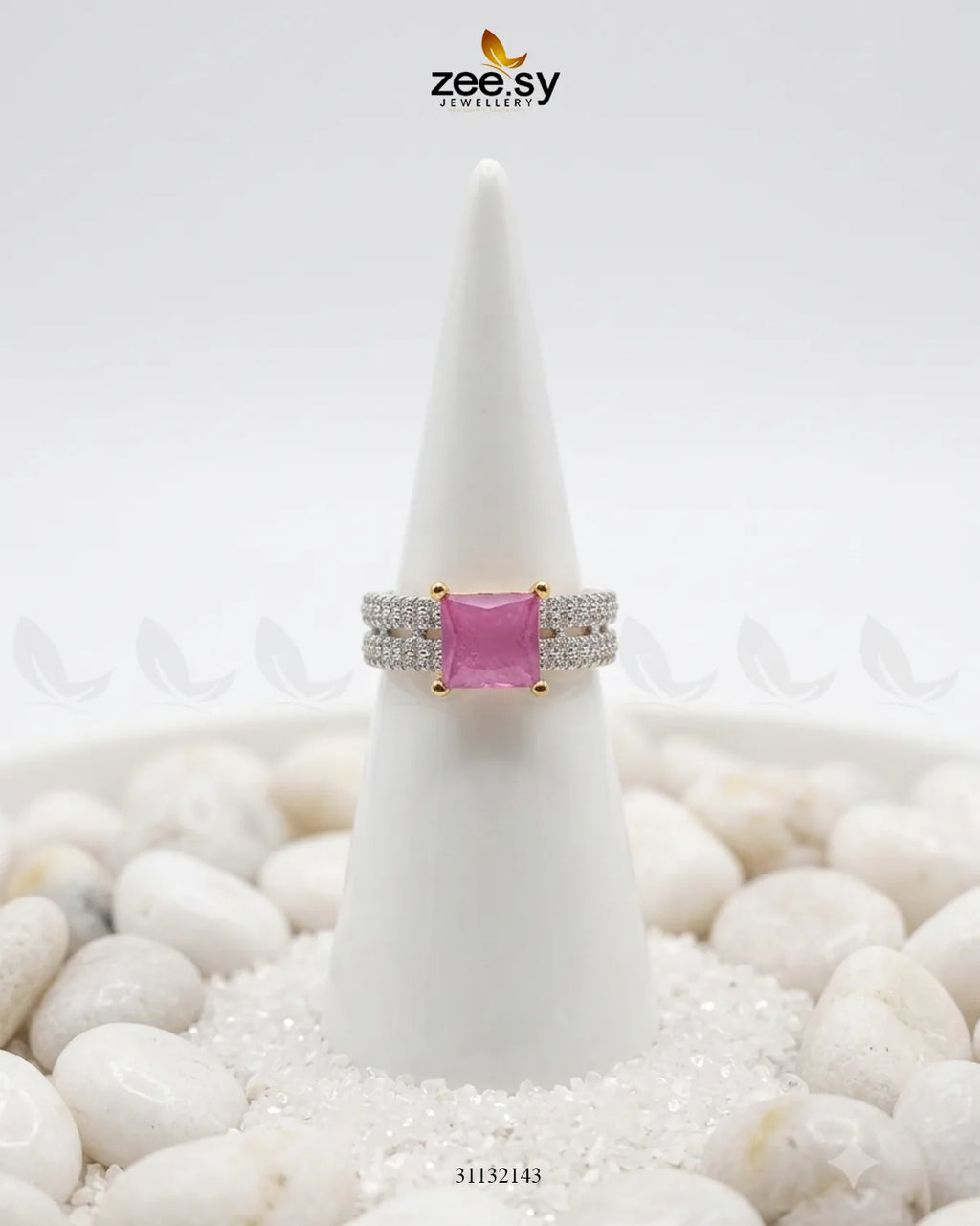 Golden Sensational Bold Stone Ring