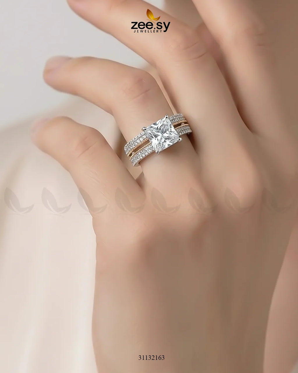 Golden Sensational Bold Stone Ring