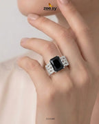 Luxurious Uncut Bold Stone Ring