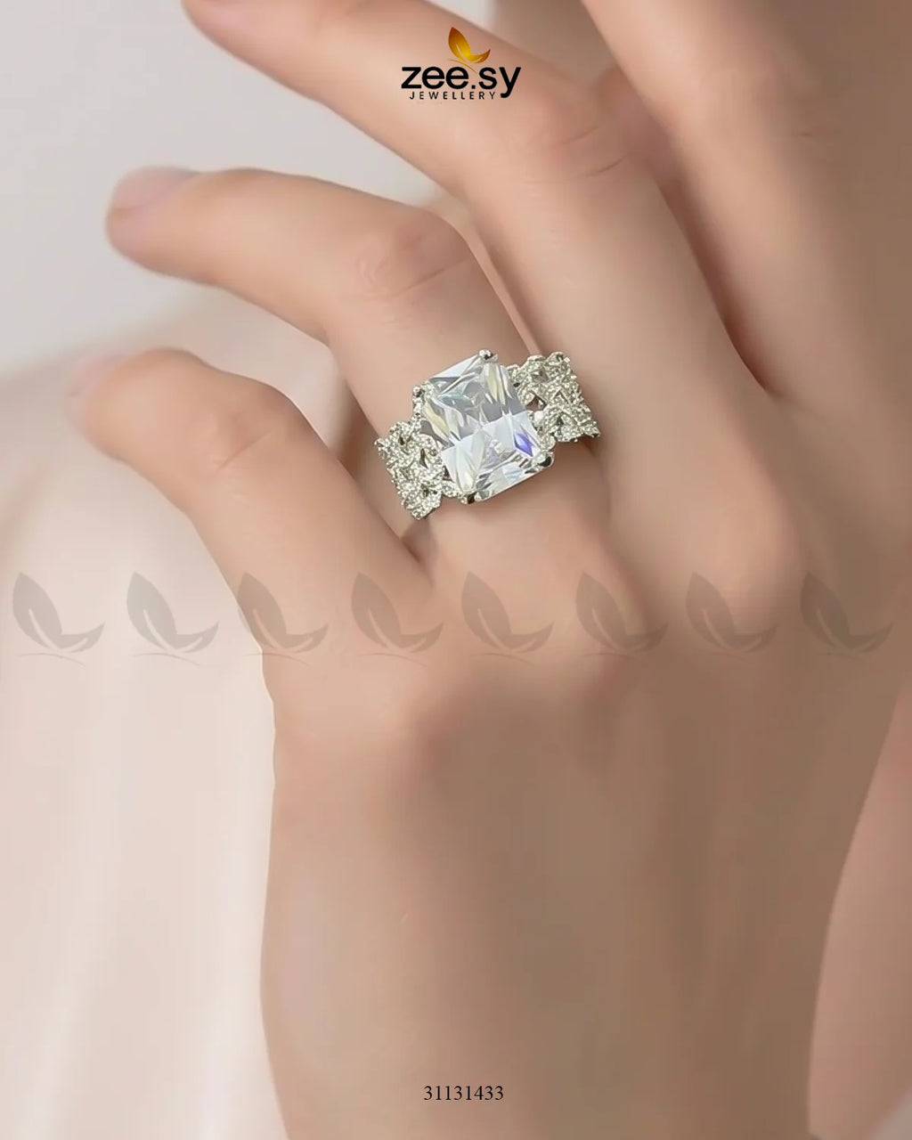 Luxurious Uncut Bold Stone Ring