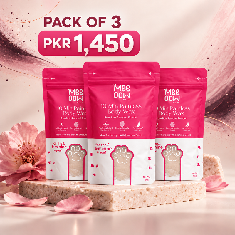 Mee Oow Mogra Hair Removal Powder – Pack of 3