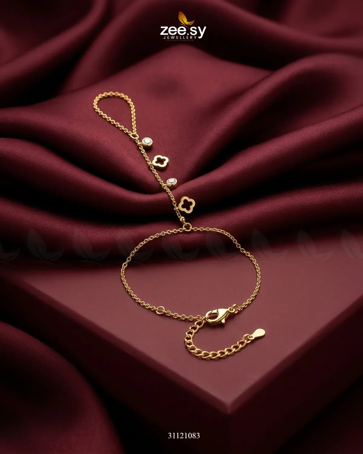 Minimalist Hath Phool Style Bracelet