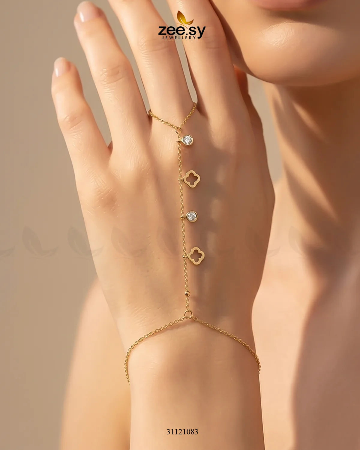 Minimalist Hath Phool Style Bracelet