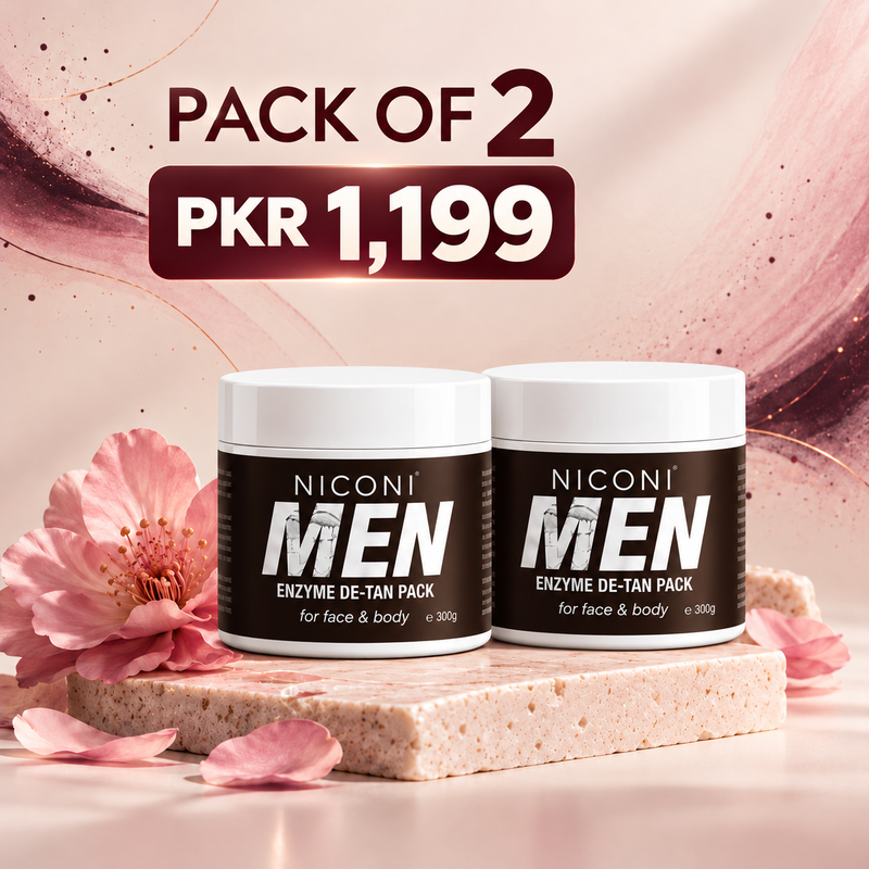 Niconi Enzyme De-Tan Face & Body – Pack of 2