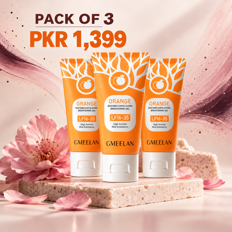 Orange Exfoliating Face Gel – Pack of 3