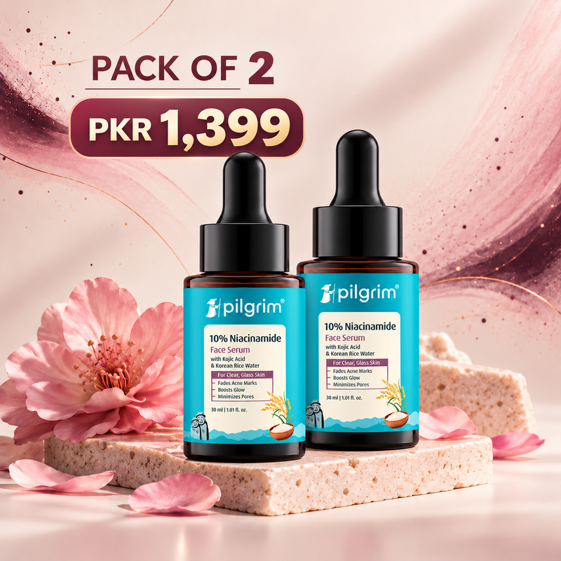 Pilgrim Niacinamide 10% + Zinc 1% Face Serum – Pack of 2