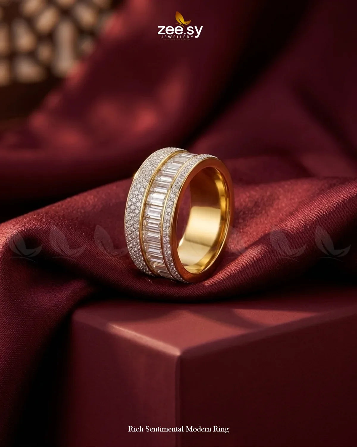 Rich Sentimental Modern Ring