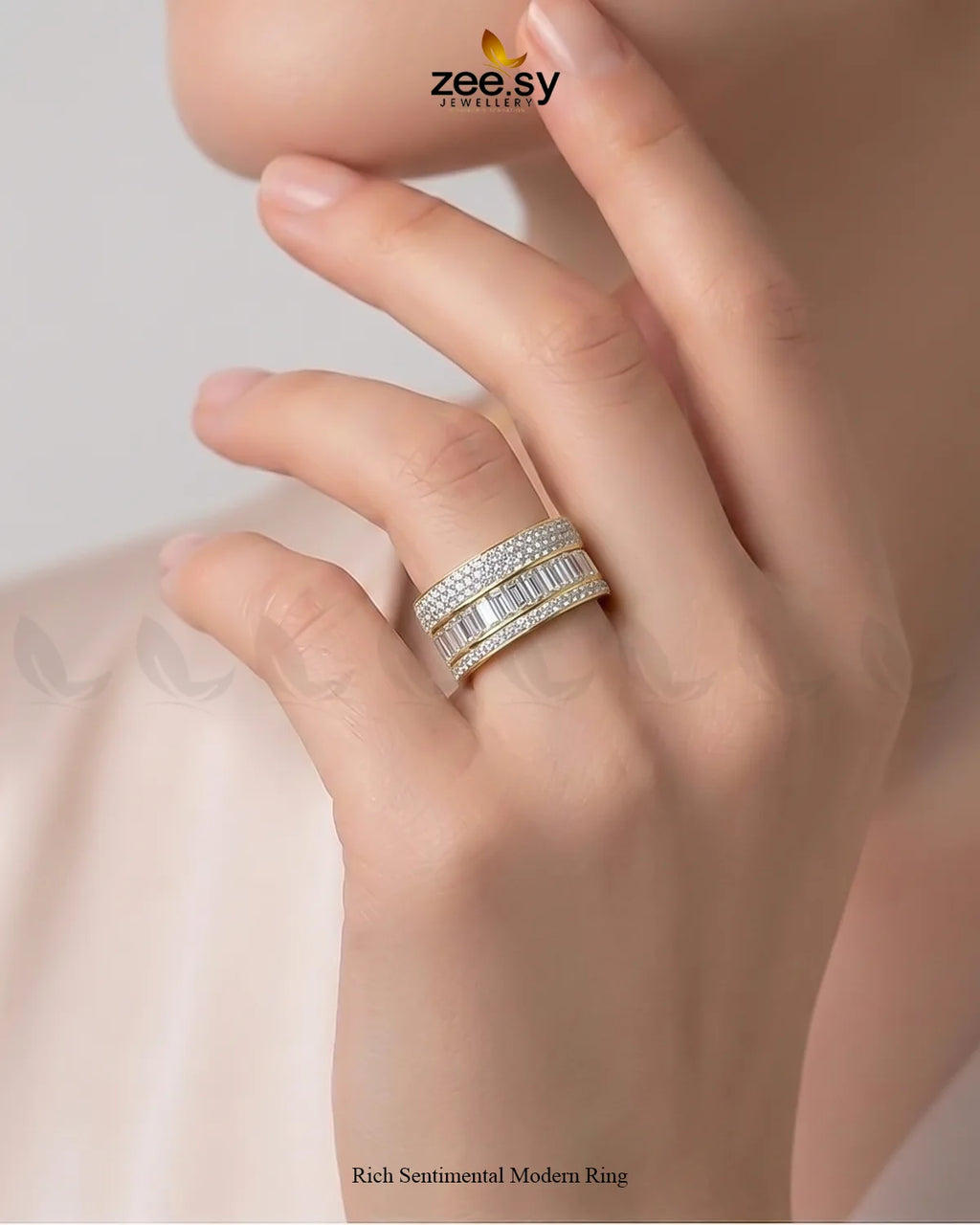 Rich Sentimental Modern Ring