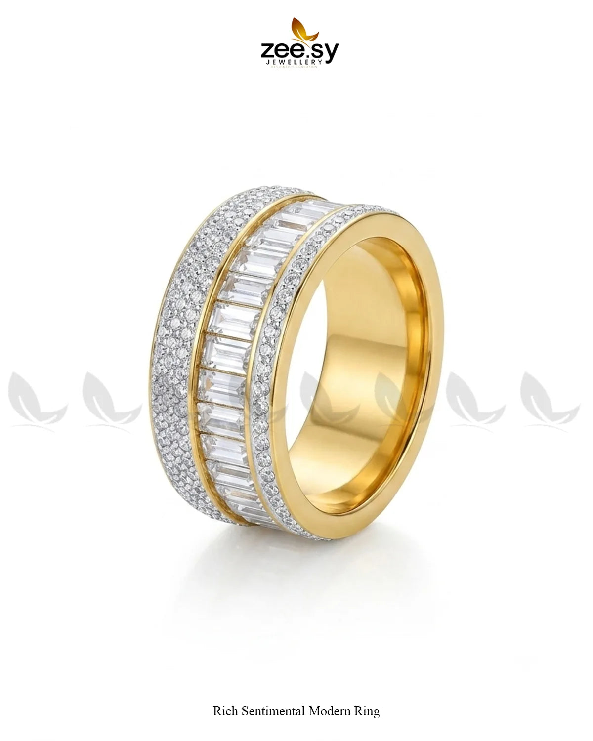 Rich Sentimental Modern Ring