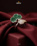 Silver Statement Gemstone Ring