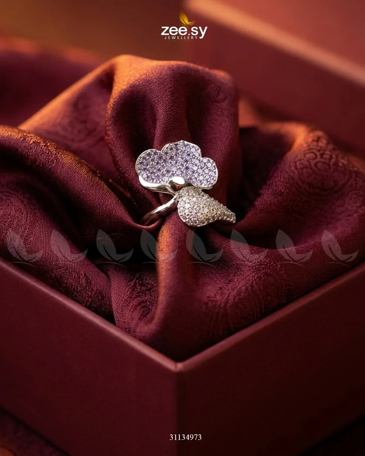 Silver Statement Gemstone Ring