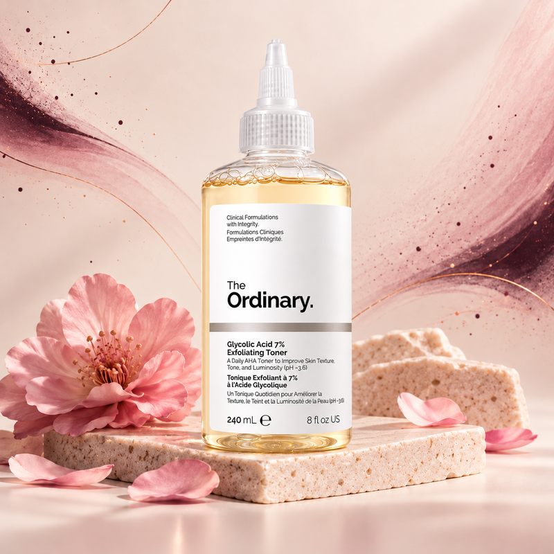 The Ordinary Glycolic Acid 7% Exfoliating Toner 240ml – Pack of 2