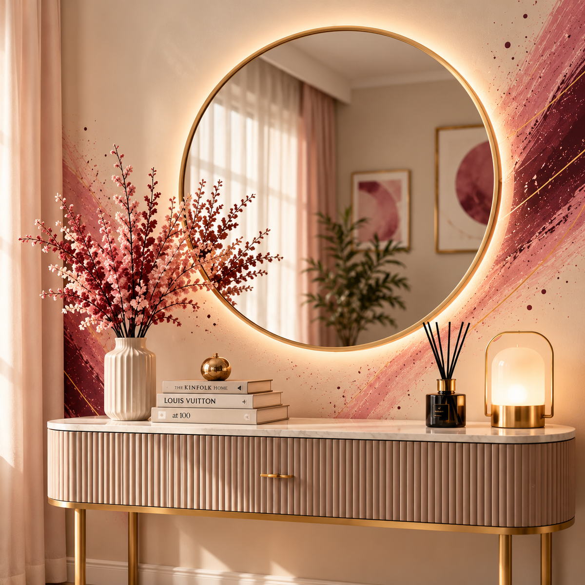 Enchilada Round Vanity Mirror - 30 x 30 Inches