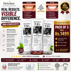 Holydeer Nano Hydroxyapatite Toothpaste Pack of 3